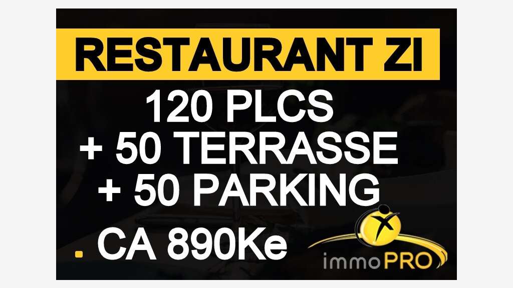 Vend magnifique restaurant de 450m² en ZI à Jonage