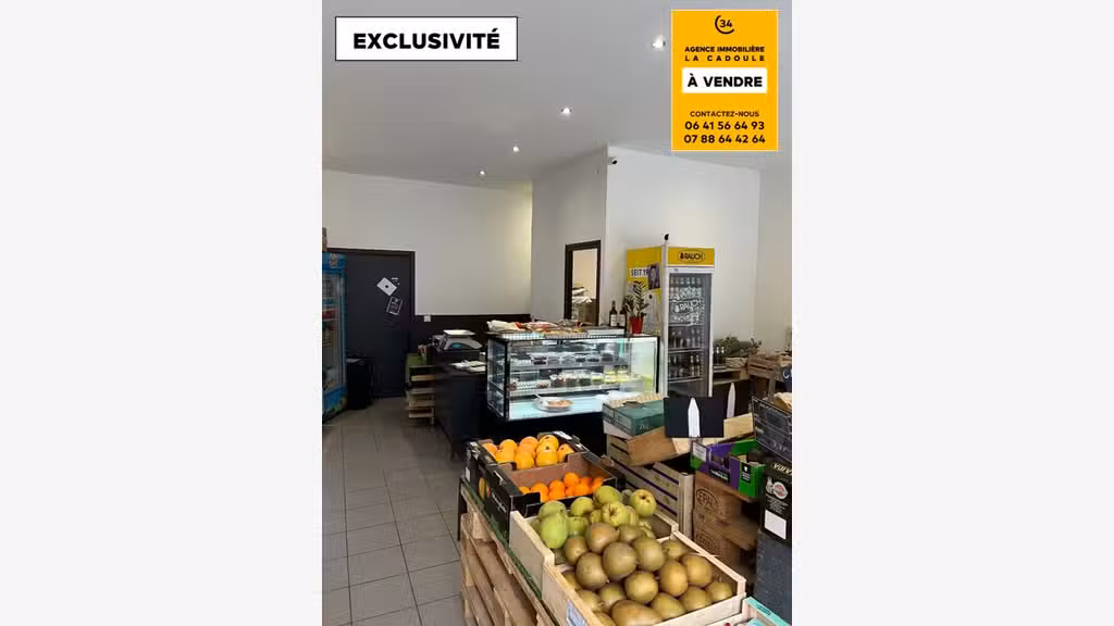 Vente fonds de primeur et à Marseille 7ème