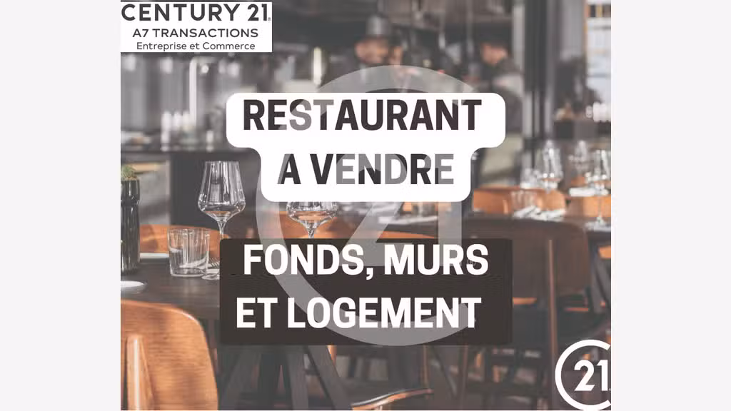 AV Murs et fonds de commerce restaurant à Valence