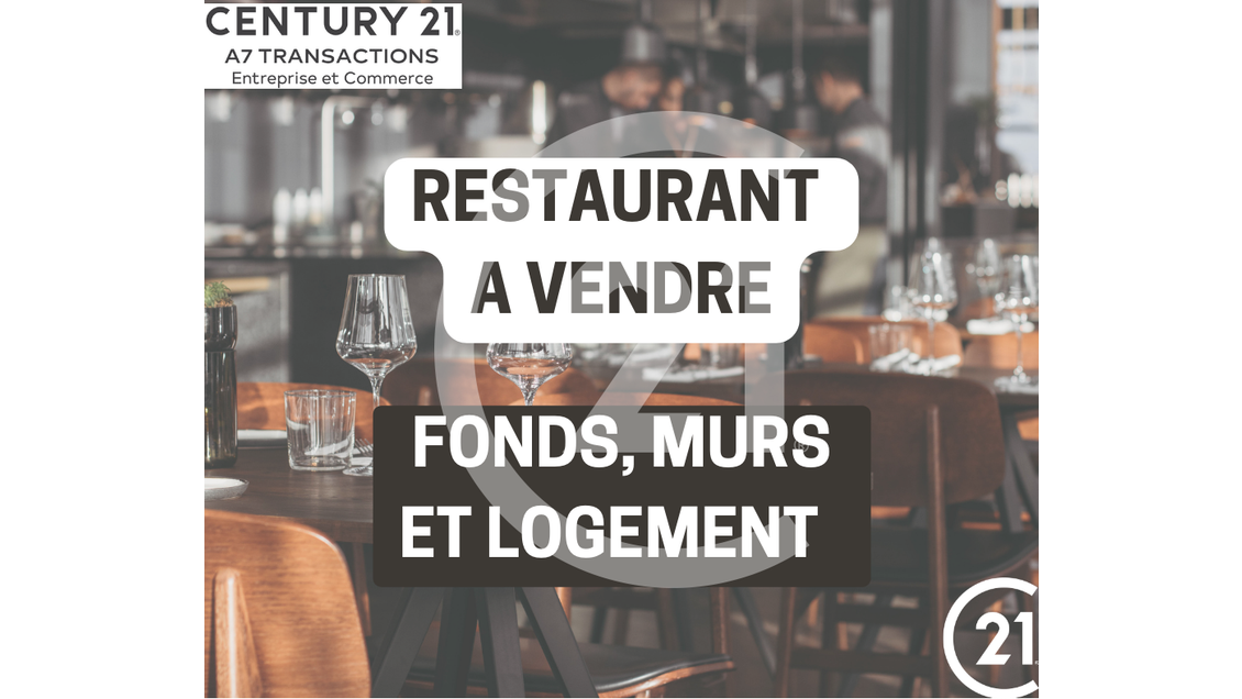 AV Murs et fonds de commerce restaurant à Valence
