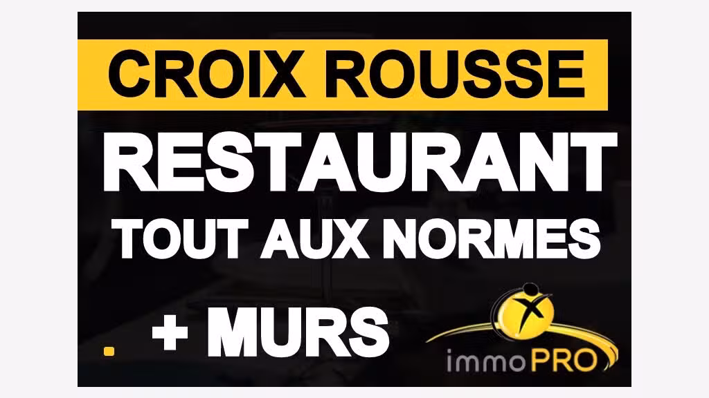 Vend murs et fonds restaurant à la Croix Rousse