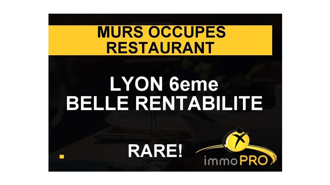 Vend murs occupés de 42m² à Lyon 69006