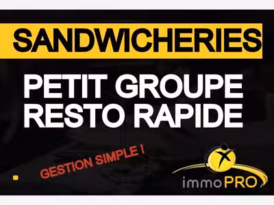 Vente petit groupe de restauration rapide à Lyon