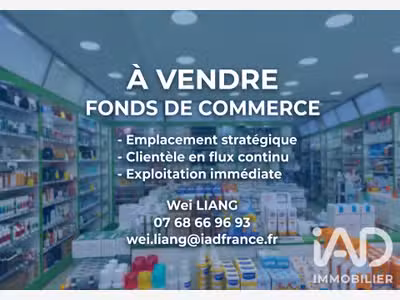 Vente pharmacie-parapharmacie au coeur de Paris