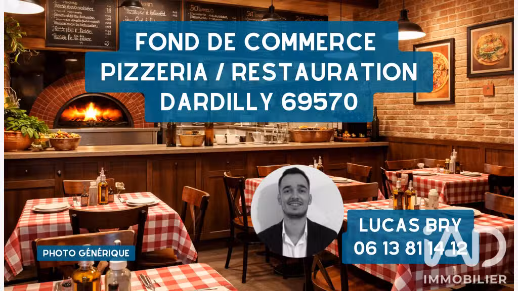 Vente FDC pizzeria à Dardilly - Prix en baisse