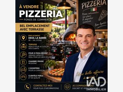 Vente pizzeria opérationnelle à Deuil-la-Barre