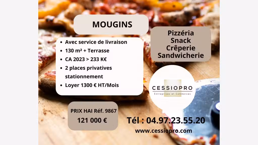 AV pizzeria snack crêperie sandwicherie à Pegomas
