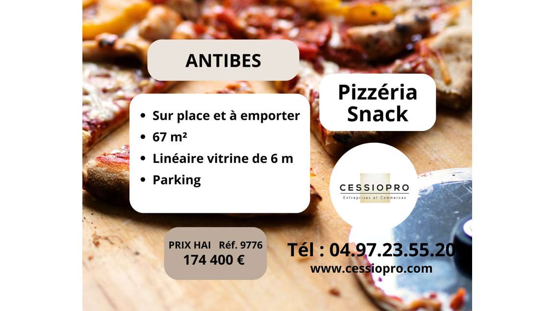 Av pizzeria snack sur place et à emporter Antibes