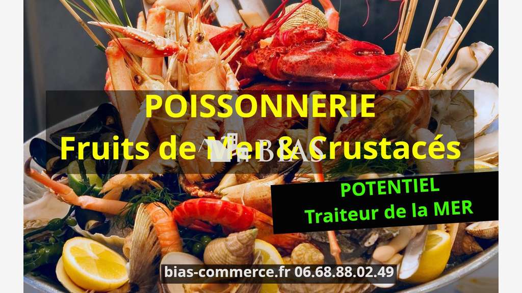 Cède poissonnerie fruits de mer crustacés au Havre