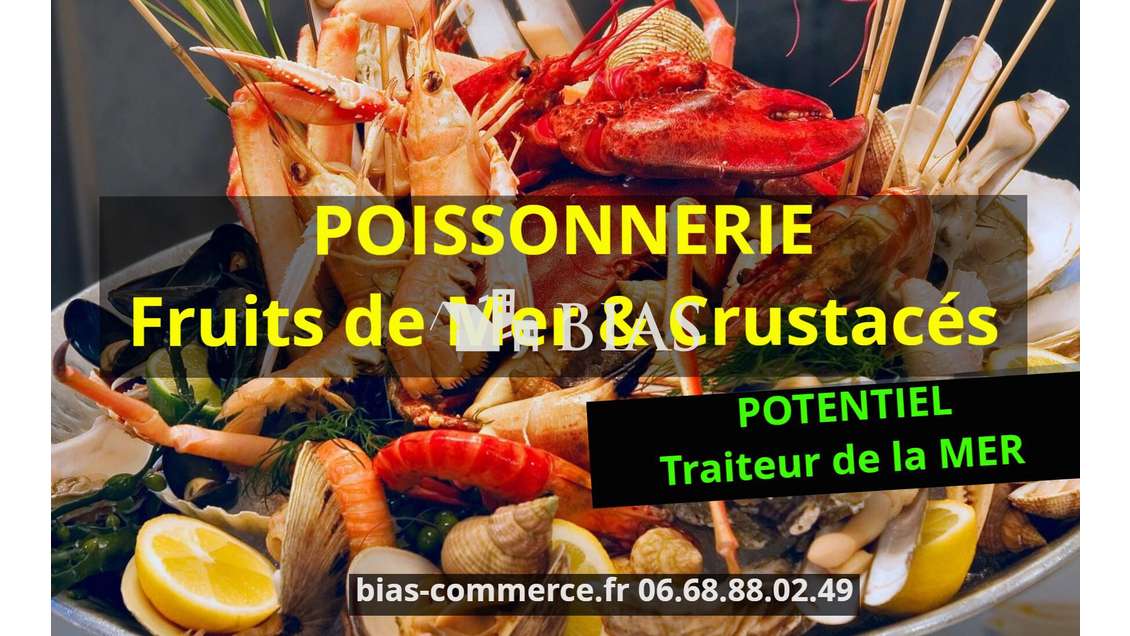 Cède poissonnerie fruits de mer crustacés au Havre