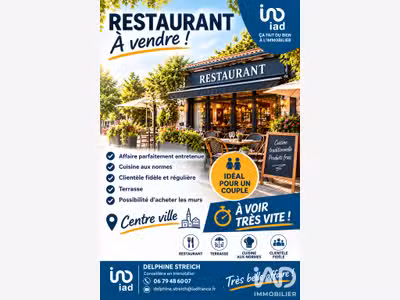 Vente restaurant traditionnel de 580m² à Abbeville