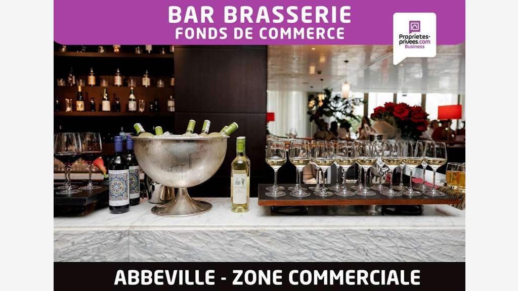 Vente bar brasserie à Abbeville zone commerciale