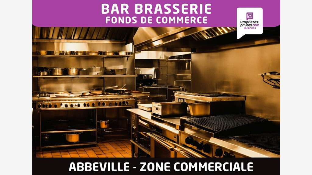 Vente bar brasserie à Abbeville zone commerciale
