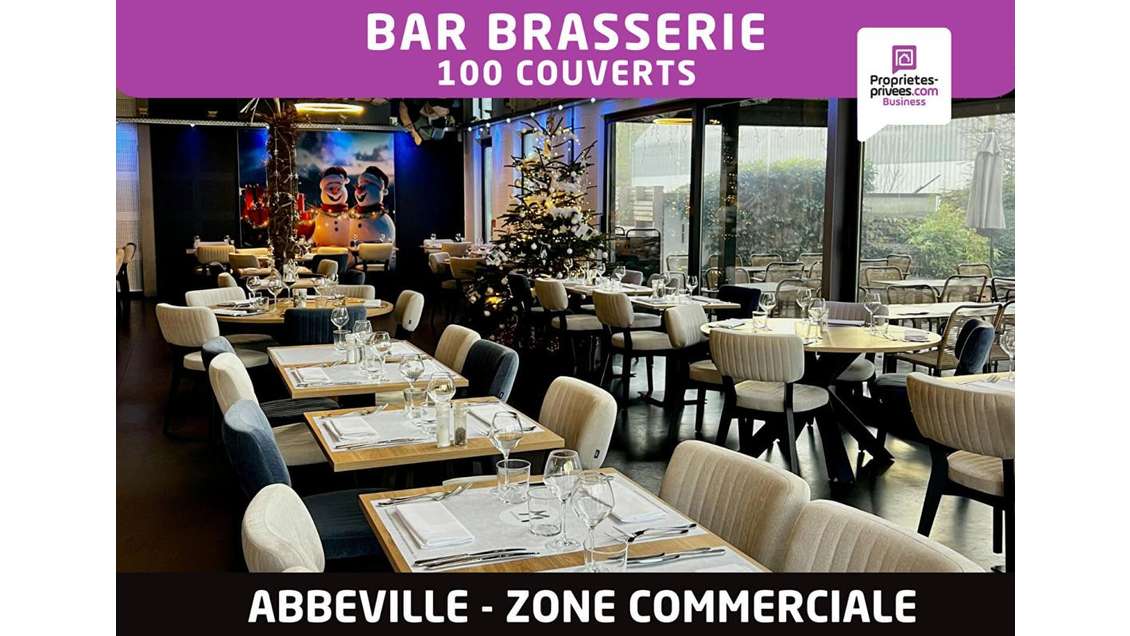 Vente bar brasserie à Abbeville zone commerciale