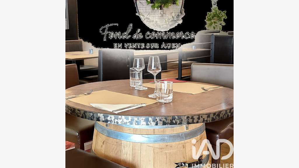 Vente restaurant dans quartier dynamique à Agen