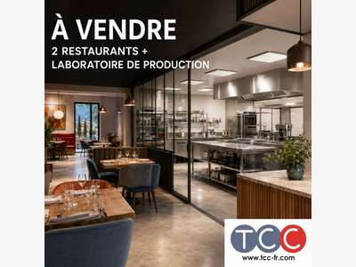 Cède ensemble de 2 restaurants et labo Aix en Pce