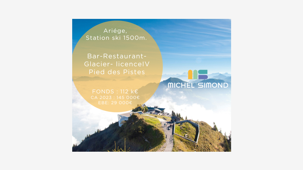 Vente restaurant d'altitude  dans les Pyrénées 09