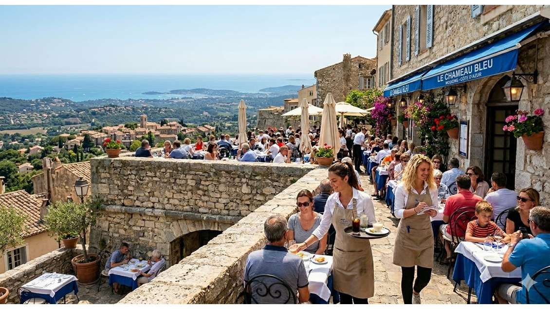 AV restaurant d'exception en centre vieil Antibes