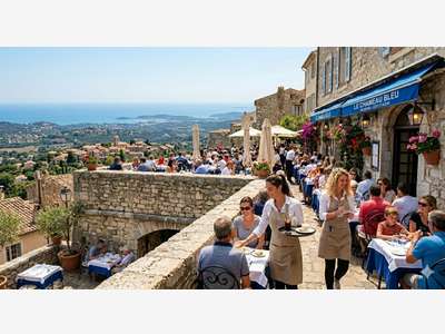 AV restaurant d'exception en centre vieil Antibes