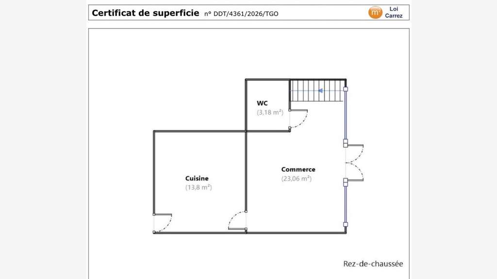 Fonds de commerce de 108m² à vendre à Arcueil (94)