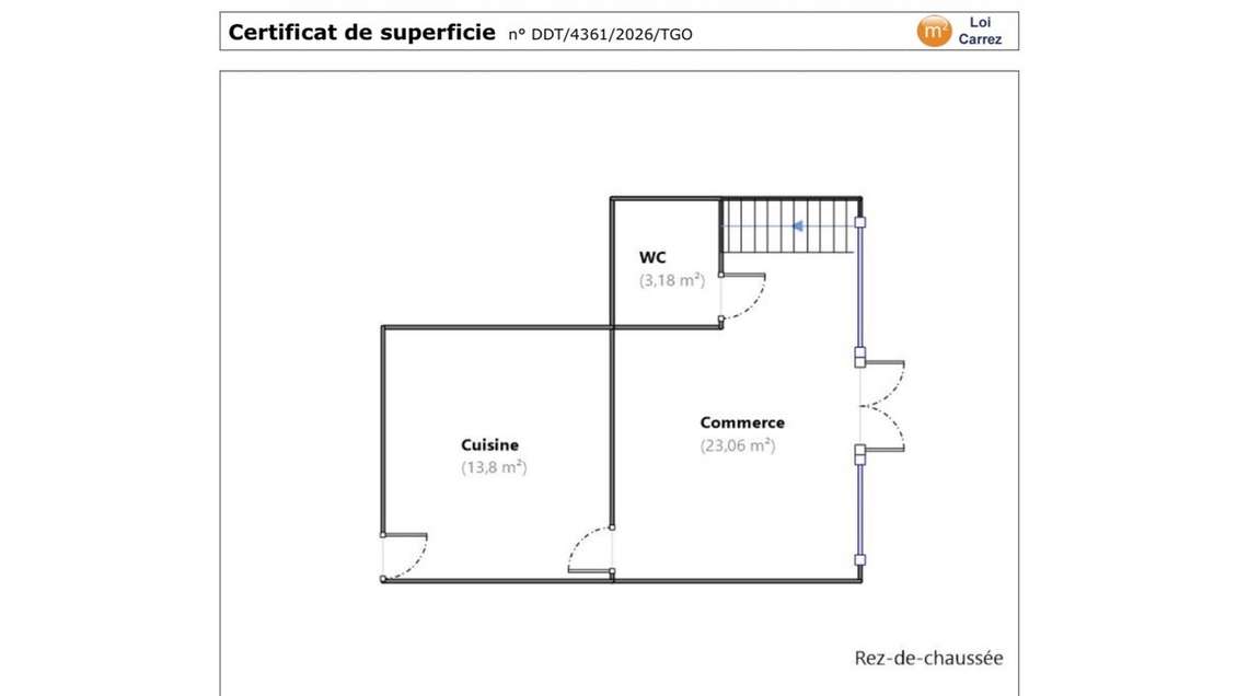 Fonds de commerce de 108m² à vendre à Arcueil (94)