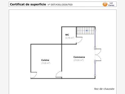 Fonds de commerce de 108m² à vendre à Arcueil (94)