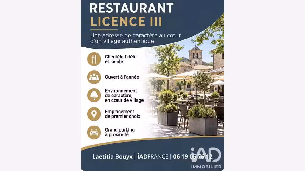 Vente restaurant avec licence III Argelès-sur-Mer