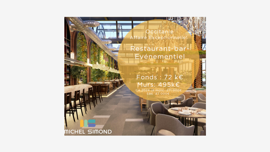 Vente restaurant d'exception en Ariège