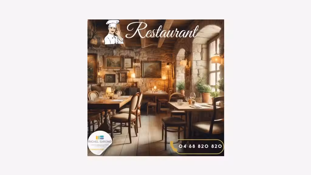 A vendre restaurant au charme pittoresque dept 66