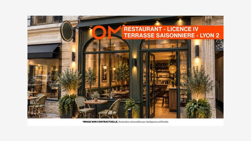 Cède restaurant au coeur de la presqu'île de Lyon