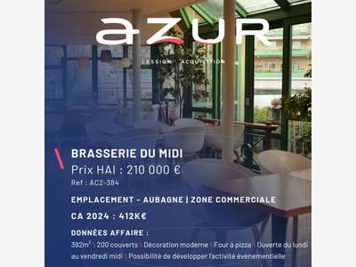 VENTE Brasserie du midi en zone commerciale