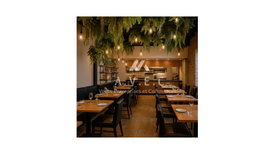 AV restaurant avec logement en station thermale 07