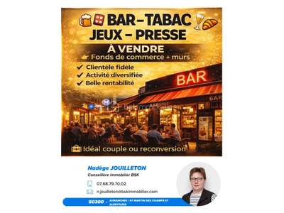 Vente Bar - Brasserie - Tabac à Avranches