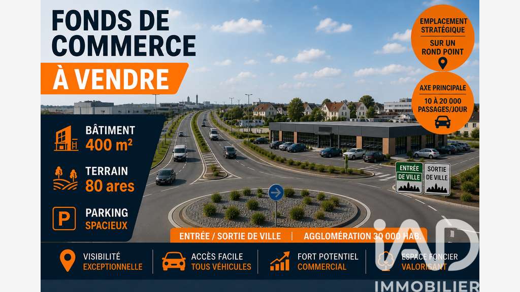 Vente restaurant empl premium à Azé