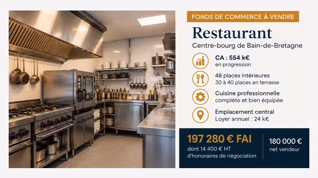 Restaurant – Bain-de-Bretagne centre