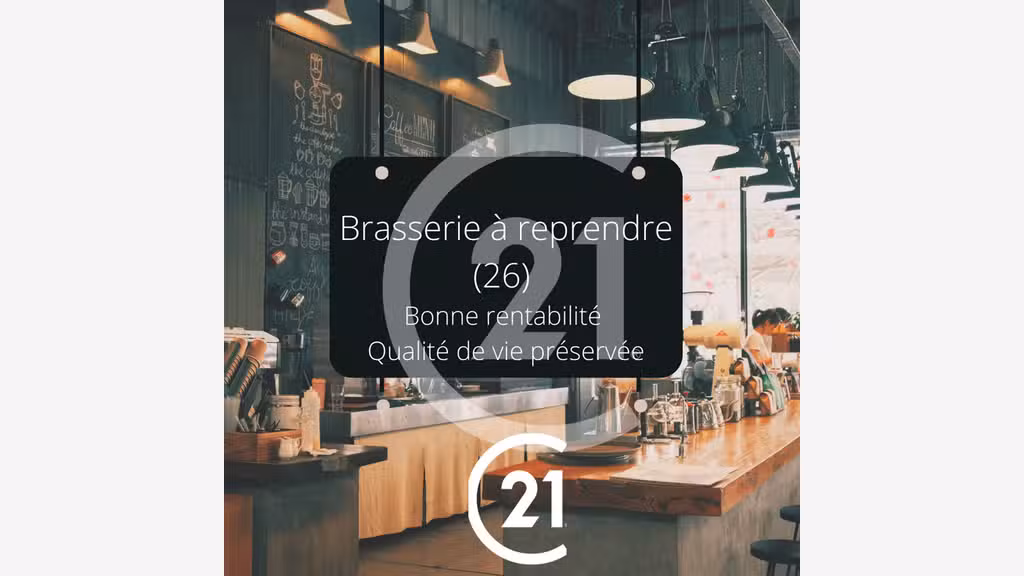 Restaurant bar lic IV terrasse à vendre à Crest