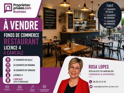 Vente bar restaurant sur le port de Cancale