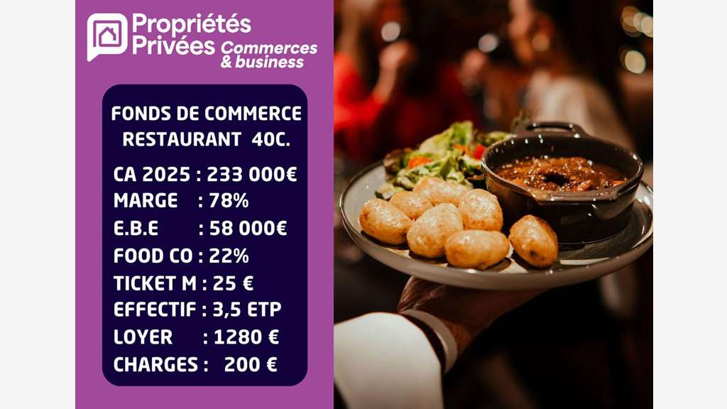 Vente restaurant en hypercentre de Berck-sur-Mer