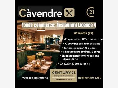 Vente restaurant Zone d'activité Besançon