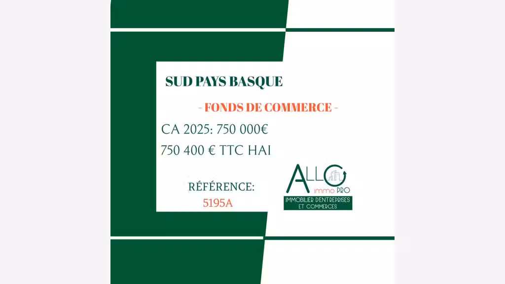 A vendre FDC bar restaurant emplacement n°1 Bidart