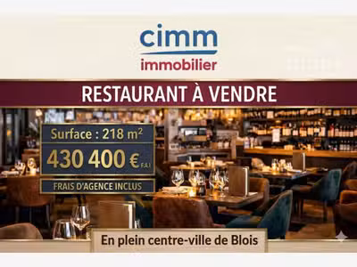 AV FDC restaurant empl stratégique à Blois centre