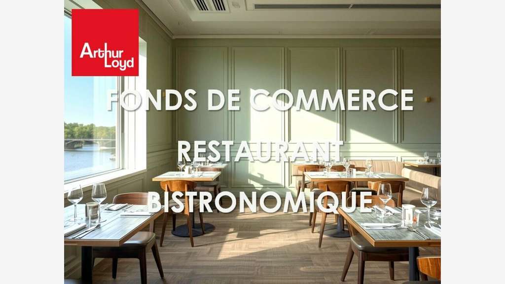 Vente restaurant bistronomique vue Loire à Blois
