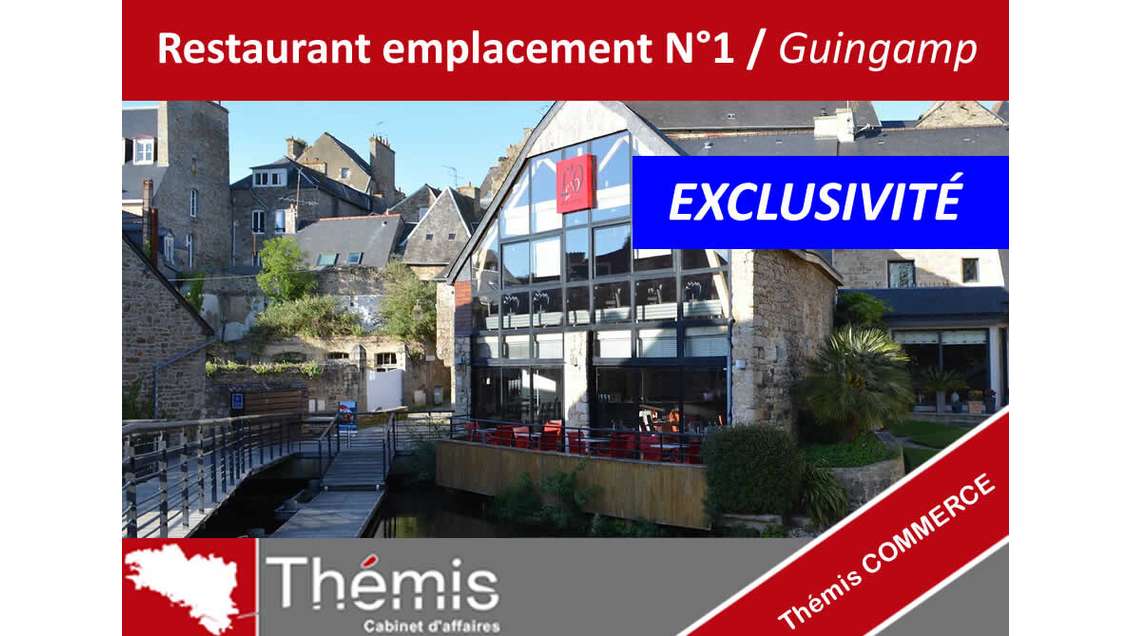 A céder restaurant bord du Trieux Guingamp