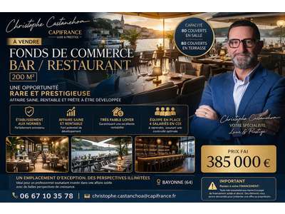 Vente Restaurant à Boucau