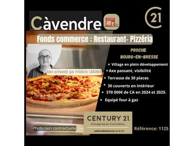 Vente Crêperie - Pizzeria à Bourg-en-Bresse