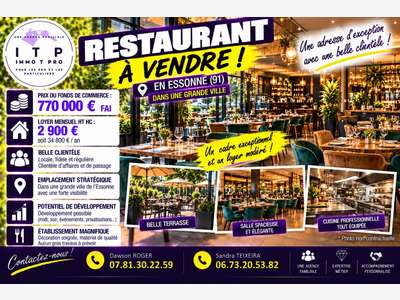 MAGNIFIQUE RESTAURANT DANS UNE GRANDE VILLE DE