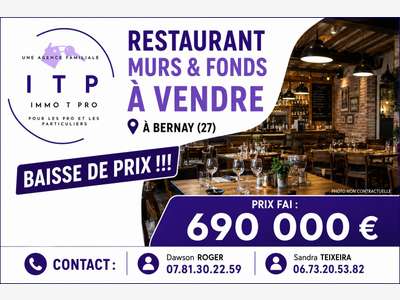 AV magnifique restaurant en périphérie de Brionne