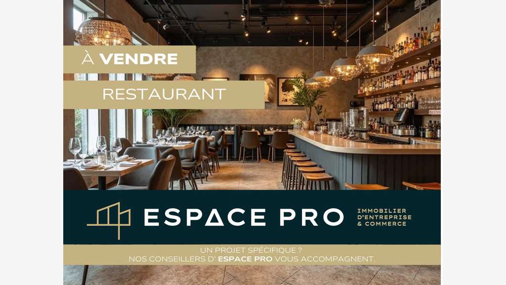Restaurant terrasse à vendre empl 1er ordre à Caen