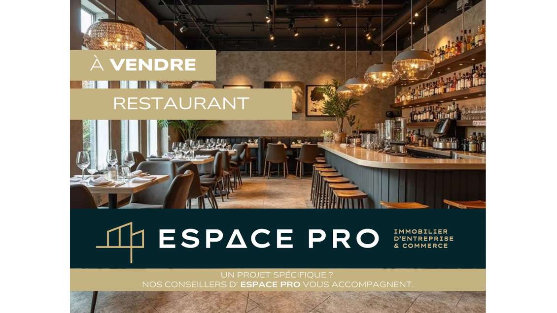 Restaurant terrasse à vendre empl 1er ordre à Caen