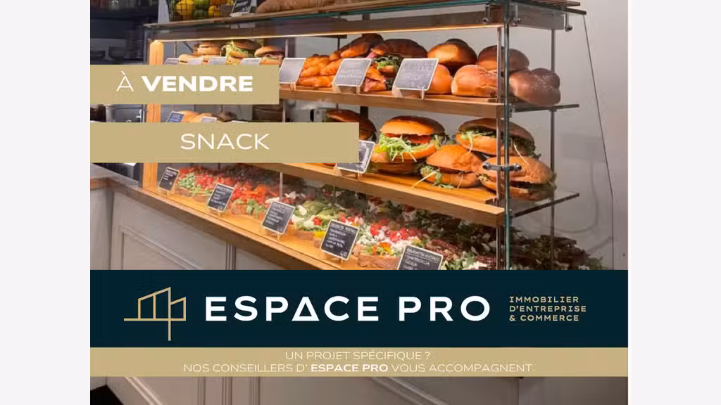 A vendre snack dans bourg commerçant de Caen